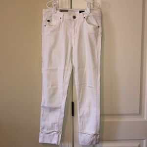 White denim AG jeans